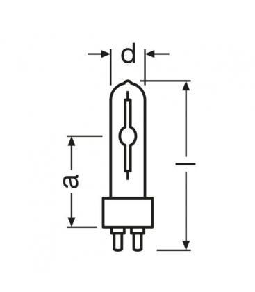 Shoplight G12 Lamp HCI-T 35W 930 pb - Premium Metal Halide 8366-10004