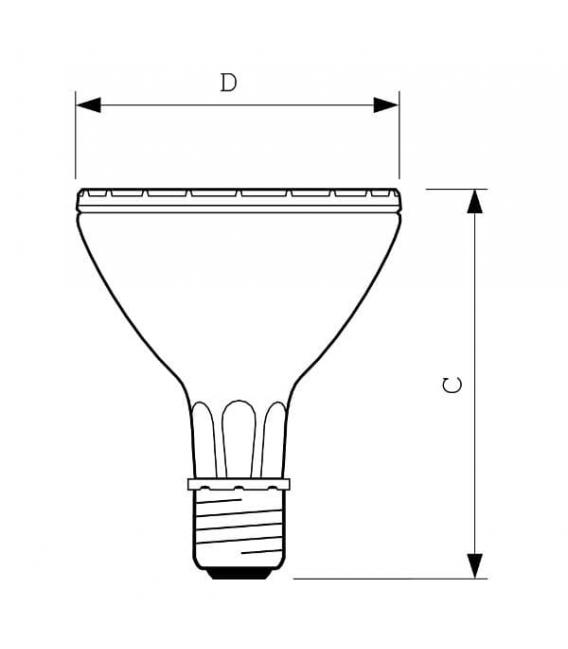 Lampada Elite MasterColour CDM-R 70W PAR - E27 10D, 930 Par30L – Foto