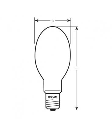 Natriumdampflampe NAV-E 150W Super 4Y E40 - Hochleistungsfähige Beleuchtung 8519-10511
