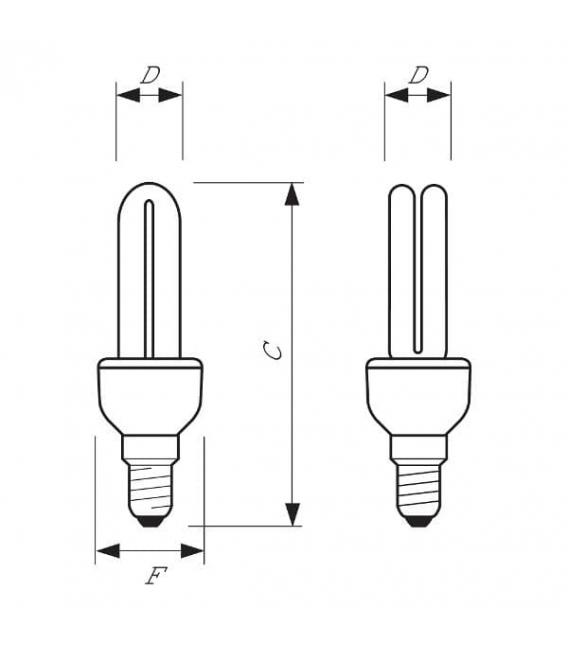 Genie 5W 827 WW E14 Lámpara LED – foto