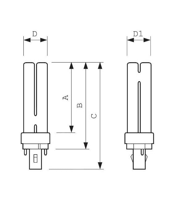 Master PL-C 13W 830 2P Kompakt-Energie-Sparlampe – foto