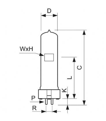 Lámpara 6897P FWS 1200W 220V GX9.5 - Specialty 8815-11388