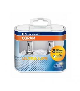 H4 60/55W 12V P43t 64193 ULT Ultra Life Double Pack