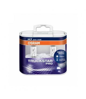 Confezione doppia 24V Truckstar PRO H7 70W Lampadine luminose per autocarri 8831-11430