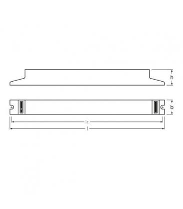QTi 1x18W 220V DIM Electronic Ballast 8883-11576