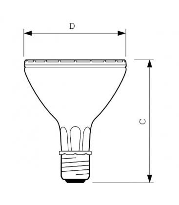 Lampada Elite MasterColour CDM-R 35W PAR - E27 10D, 930 Par30L 9002-12017