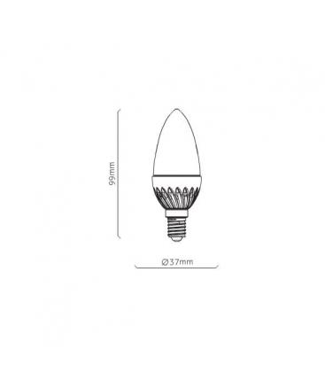 Lámpara LED Vela Clásica 5W NW E14 9039-12161