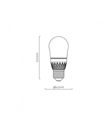 B45 Mini LED Globe - 5W, 220V, topla bela E27 9054-12201