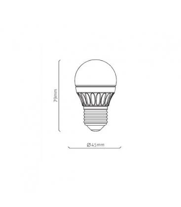 Mini Globe LED 5W 220V G45 - E27 WW, solution d'éclairage compacte 9058-12212