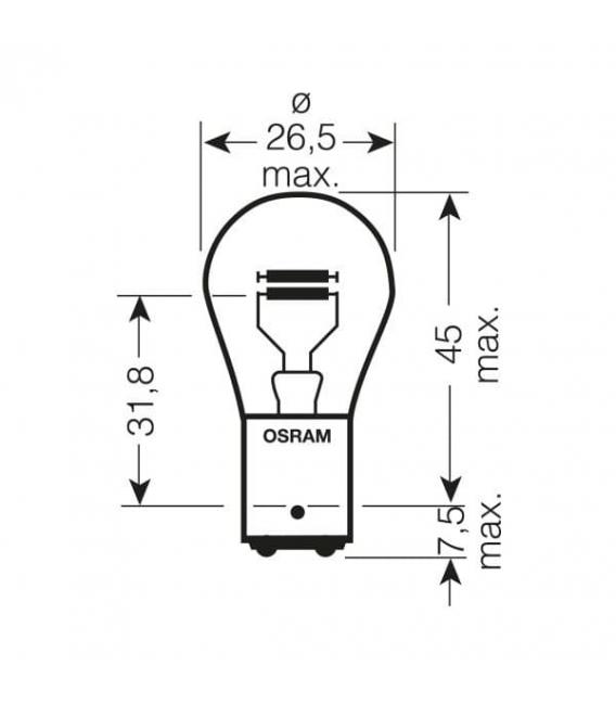 Ampoule 12V P21 4W BAZ15d Solutions d'éclairage automobile – Photo