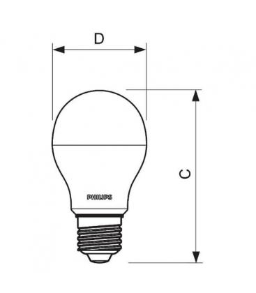 CorePro LEDBulb 9 60W Warm White E27 LED Lamp 9097-12334