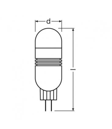 Lampada LED Parathom Pin 1,5W bianco caldo - Lampade LED G4 9128-12439