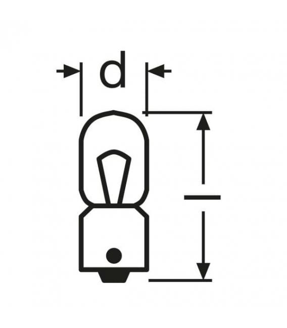 12V Car Bulb T4W 4W BA9s Automotive – photo