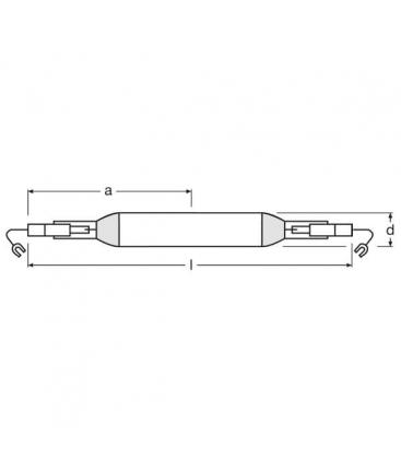 Kakovostna sijalka K12s HQI-TS 2000W n l - vrhunska 9174-12597