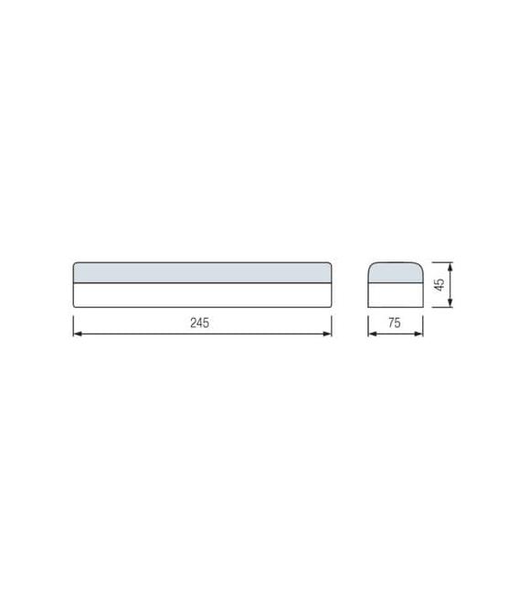Luminaire de secours à LED HL306L 1.8W - 6h d'autonomie – Photo