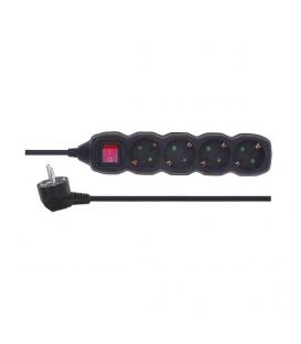 Prolunga elettrica con interruttore - Potenza 1mm² 4Z 5 metri schuko
