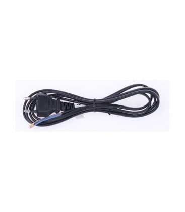 Flat Cable Power Cord 2x0,75mm² 3m Black Cords 9294-12890