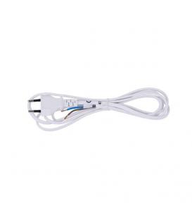 Netzkabel Flachkabel 2x0,75mm² 3 Meter weiß
