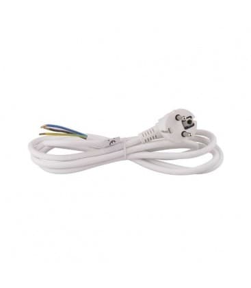 Round Cable Power Cord 3x1,5mm² 2m White Cords 9304-12906