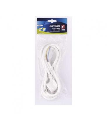 3 Meter White Power Cord Round Cable 1.5mm² - Power Cords 9306-12910