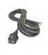 Cable de alimentación Flexo cord goma 3x2,5mm² 5 metros negro 9320-12925