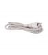 Power cord flexo 3x0,75mm² braided 2,4m 9322-12927