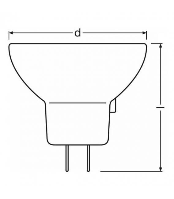 Lampadina dicroica 64255 20W 8V GZX4 - Ottimale per le procedure dentali – Foto