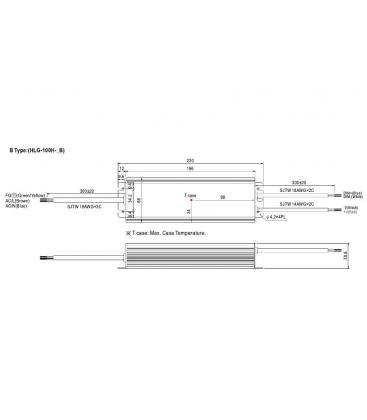 Driver LED HLG 100H 24B Solución de alimentación fiable 9398-13150