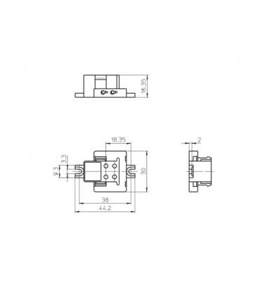 Base portalampada GR10q - Essenziale 9400-13156