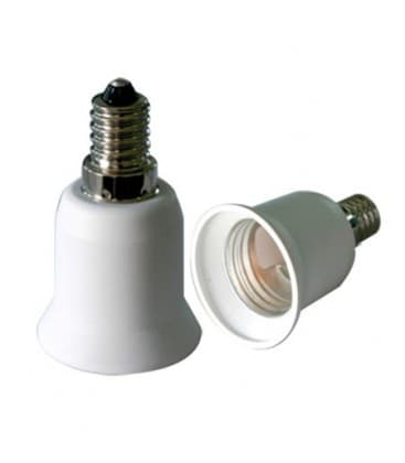 Adaptateur pour douille de lampe E14 à E27 Convertir en toute simplicité 9466-13356