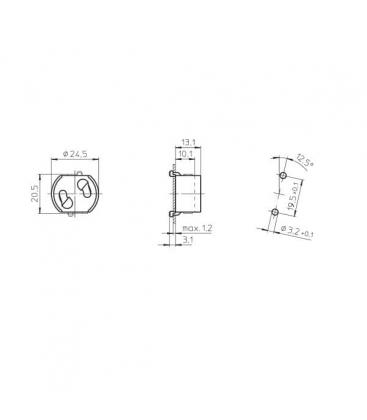 Ignitor 43000 Lampholder Base - Essential for Lamp Sockets 9551-13545