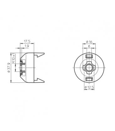 97665 Cover Cap: Accessory for Lampholder E27 9573-13587