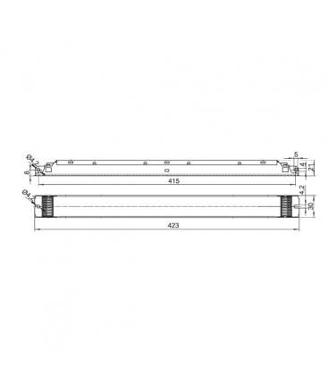 Elektronska predstikalna naprava DALI ELXd 239.621 - 2x21 40W T5 TC-L 9590-13615