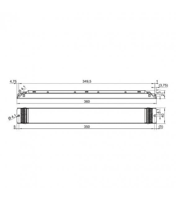 ELXd 418.625 Elektronisches Vorschaltgerät Dimmbar 1-10V – foto