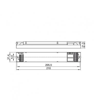 EMXs 180.001 3h Ni Cd Emergency Module 9620-13673