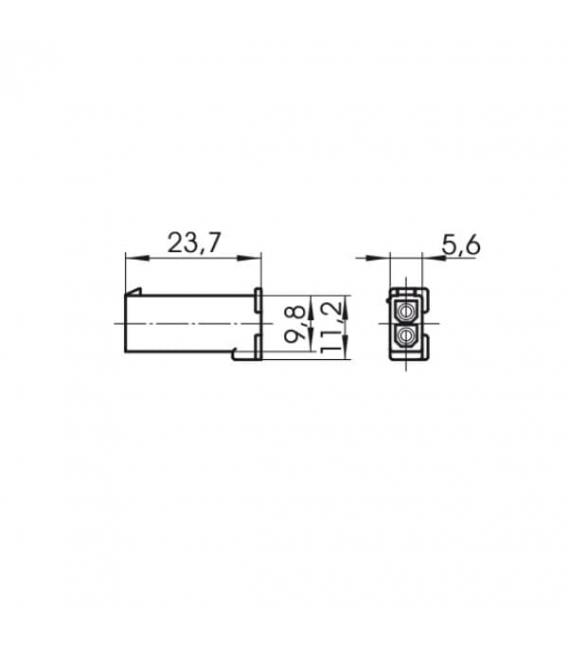 97356 Female Plug Casing - Essential for Lamp Holders – photo