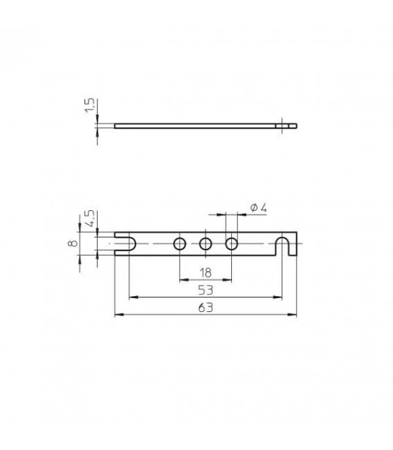 94450 M4 Fixing Bracket - for E14 & E27 Lampholders – photo