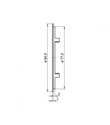 97272 Anneau d'installation plat - Indispensable pour les porte-lampes 9638-13706