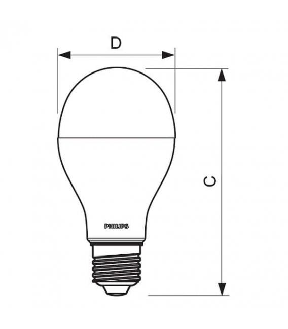 CorePro LEDBulb 11.5W Warm White E27 – photo