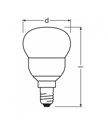 Star Mini P 25 4W WW 220V FR E14 - LED Lampe Excellence 9709-13900