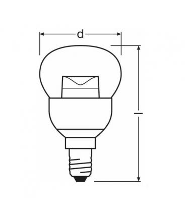 Star Mini 6W E14 LED - Bianco caldo, alimentazione 220V 9710-13903
