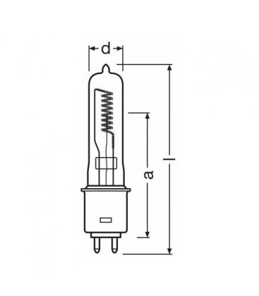 93734 FEP Lamp - 1000W, 240V, 2PIN Specialty Bulb 560-1408