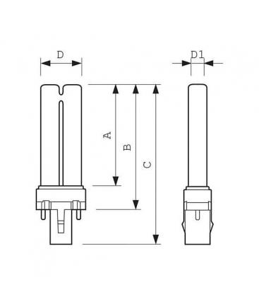 Master PL-S 9W 840 2P Kompakt-Energie-Sparlampe 9852-14354