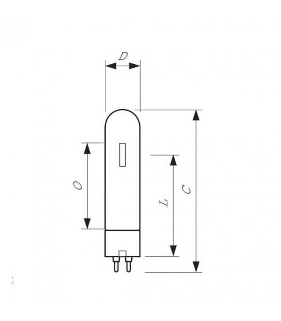 Master SDW T 50W 825 PG12 - Premium G12 Lamp – photo