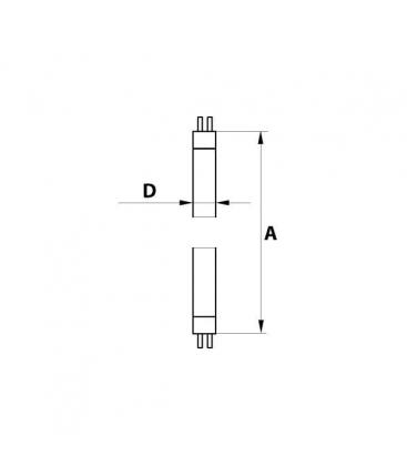 Tubo fluorescente Fresh Light T5 LT 21W 075 G5 Iluminación vibrante para alimentos 10115-15323