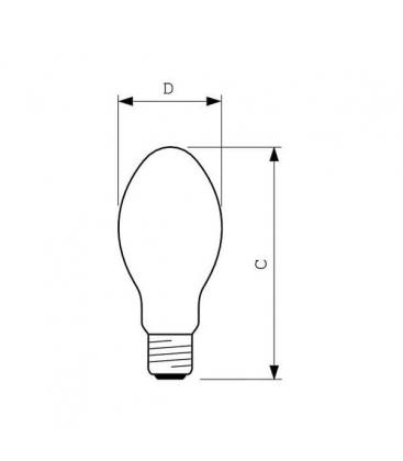 Natriumdampflampe Master Son PIA Plus 100W E40 - Hochleistungsfähige Beleuchtung 10177-15546