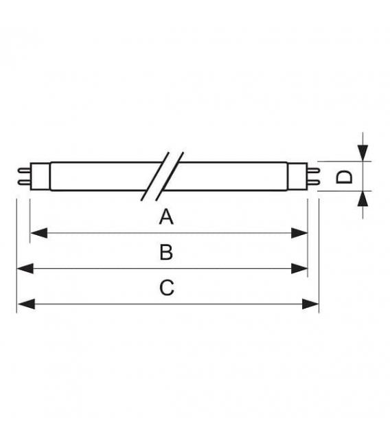 TL-D 58W ampoule colorée bleue - Acheter maintenant – Photo