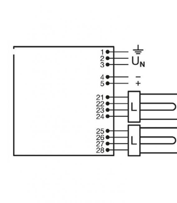 QTi T-E 2x18 42W Elektronisches Vorschaltgerät DIM CFL 1-10V – foto