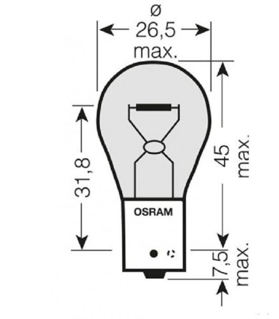 12V Diadem PY21W auto lampadina doppio pacchetto - Tuning – Foto