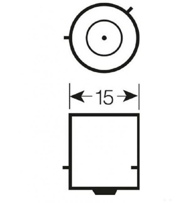 12V Diadem PY21W auto lampadina doppio pacchetto - Tuning – Foto
